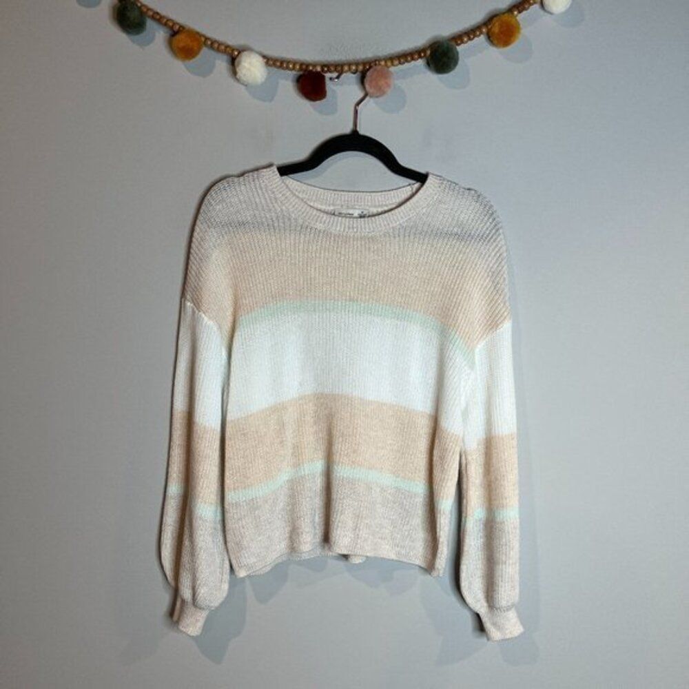 Gentle Fawn pastel light striped sweater